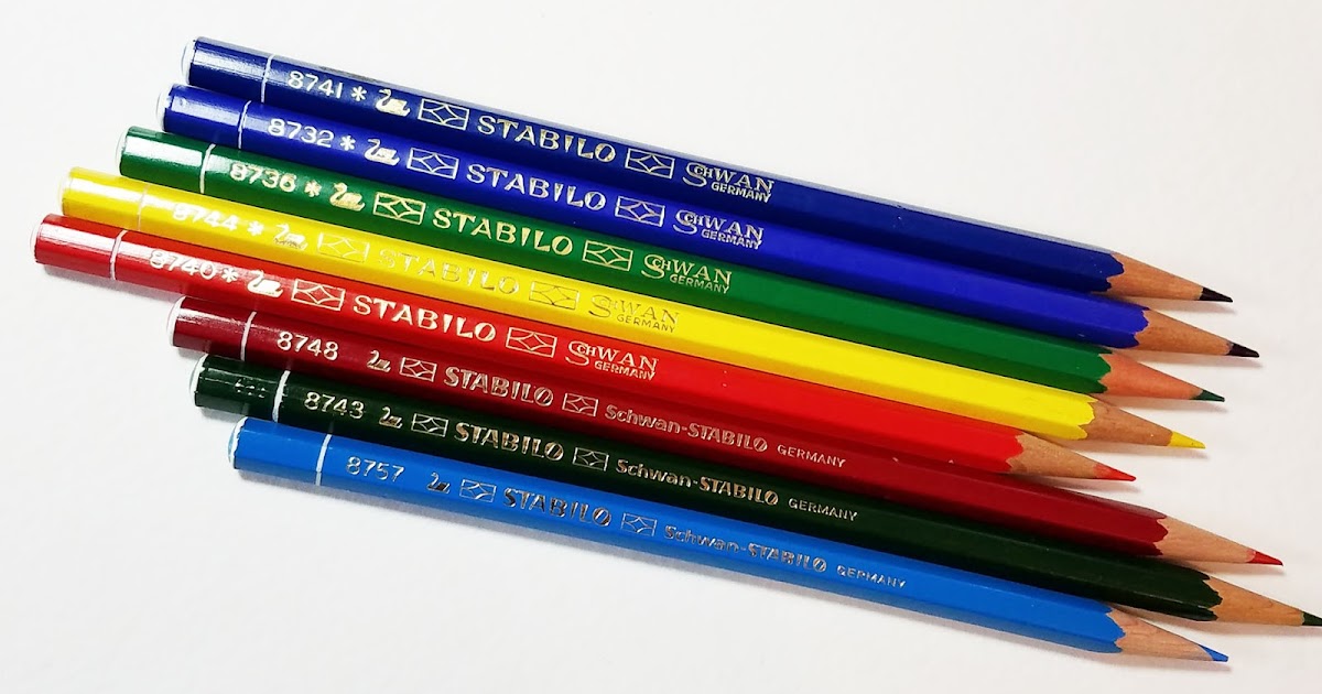 Fueled by Clouds & Coffee: Vintage Colored Pencils, Part 10: Stabilo Schwan
